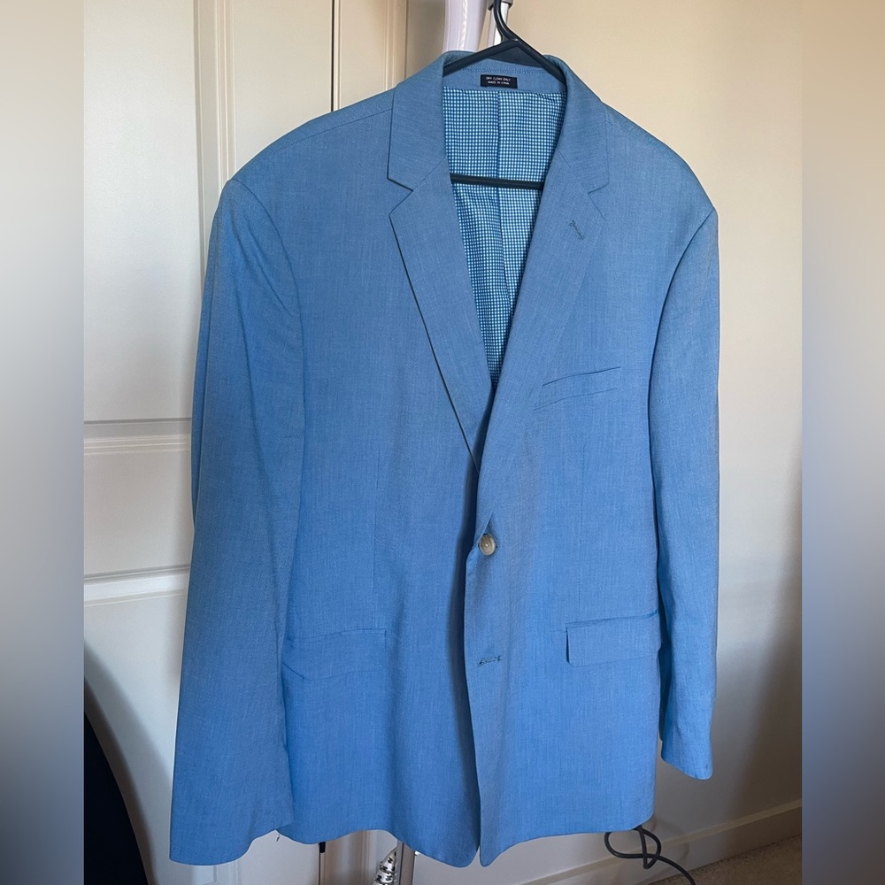 Blue men’s spring blazer